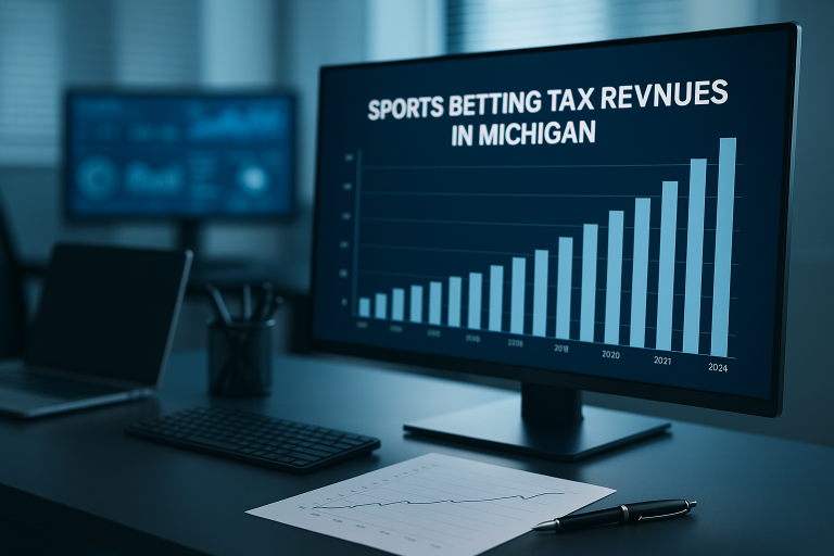 Sports betting receipts surge in Michigan